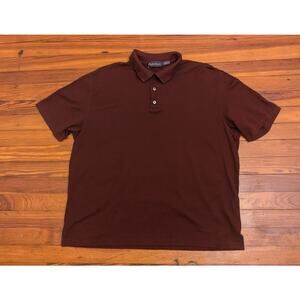 Ralph Lauren Purple Label Maroon Womens 2XL Polo